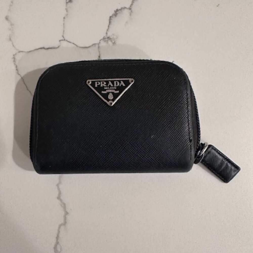 Prada Saffiano Leather Coin Purse